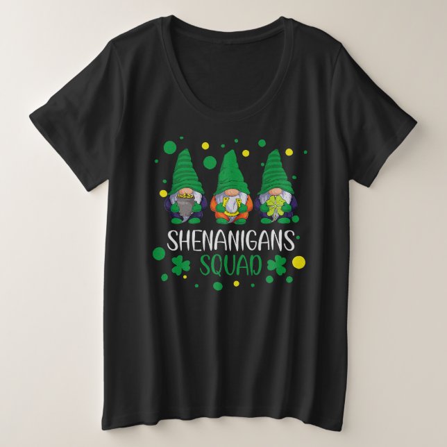 Saint Patricks Day Shenanigans Squad Drôle (Design devant)