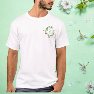 Saint Patrick's day T-shirt Lucky Monogram Crest