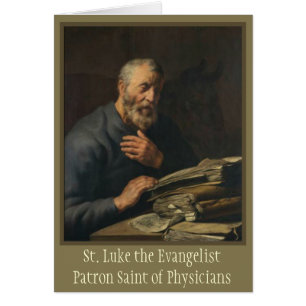 Saint patron d'évangéliste de St Luke des médec