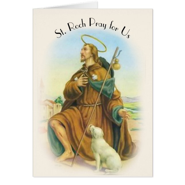 Saint patron italien de St Roch Rocco des chiens (Devant)