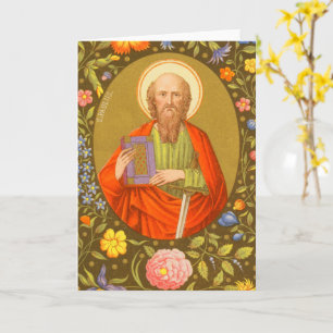 Saint Paul l'apôtre (PM 06) Carte de vœux vierge