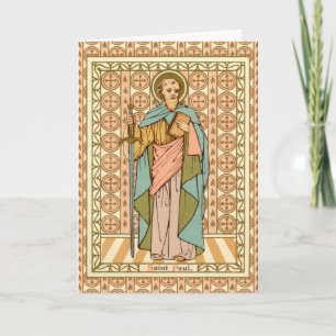 Saint Paul l'Apôtre (RLS13) Carte de voeux vierge