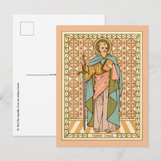 Saint Paul l'Apôtre (RLS 13) Carte postale 2 (Devant / Derrière)