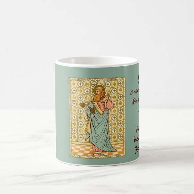 Saint Pierre l'Apôtre (RLS 14) Café Mug 1 (Centre)