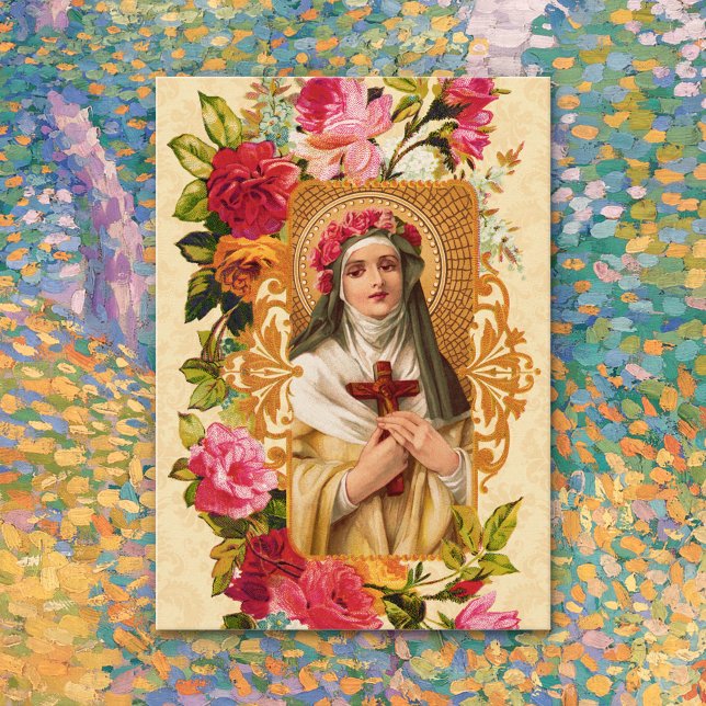 Saint Rose de Lima Carte Sainte (Créateur téléchargé)