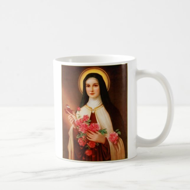 Saint Therese de tasse de café de Lisieux (Droite)