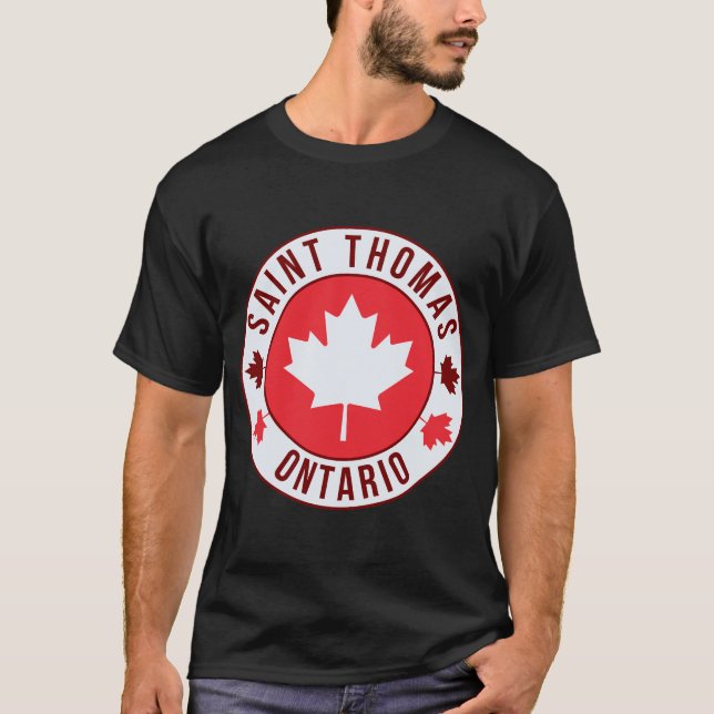 Saint Thomas, T-shirt de la ville du Canada | Voya (Devant)