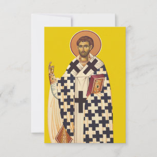 Saint Timothée d'Éphèse Carte Sainte Icône Byzanti