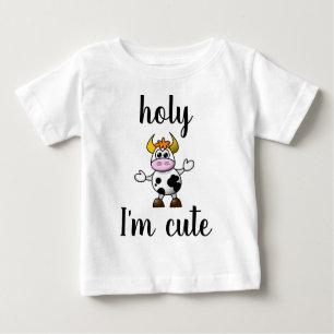 Saint-Vache Je suis mignon T-shirt bébé