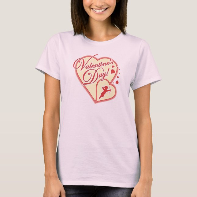 Saint-Valentin avec T-shirt croustillant (Devant)