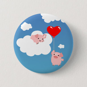 Saint-Valentin : badge de bouton Ailes de l'Amour