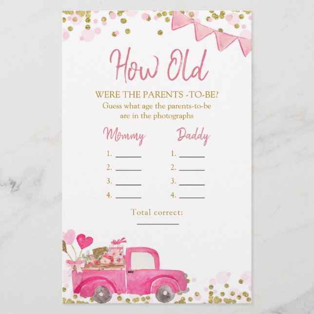 Saint Valentin Camion Chéri Quel Âge Les Parents (Devant)