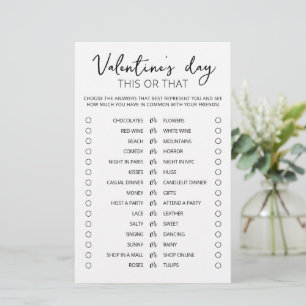 Saint Valentin Ce ou ce jeu Editable jeu