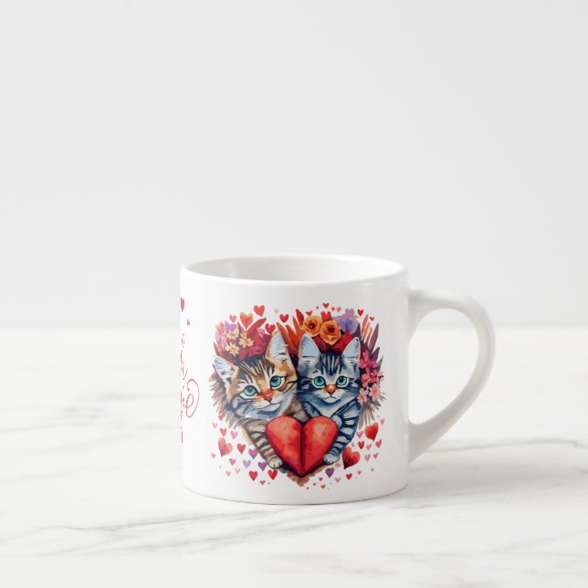 Saint Valentin Chat Mug (Droite)
