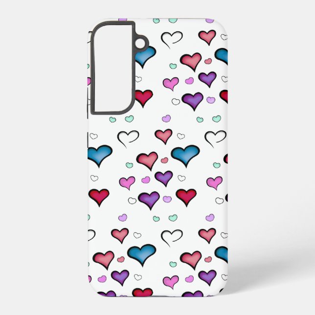 Saint Valentin coeur Samsung Galaxy Coque (Verso)