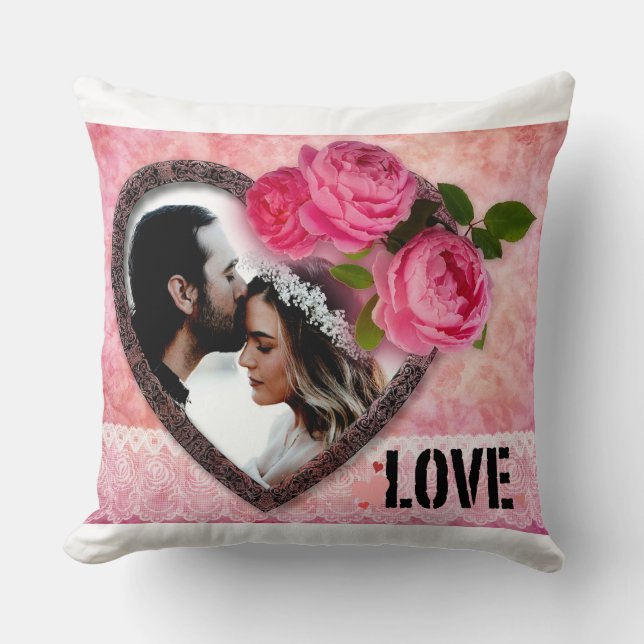 Saint Valentin | Coussin décoratif (Recto)