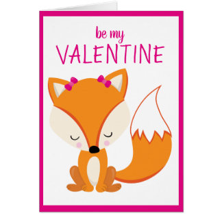 Saint-Valentin de coeur de Fox personnalisée par