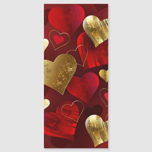 Saint-Valentin dorés et rouges (Devant)