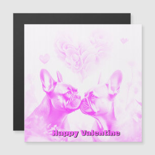 Saint-Valentin drôle Amoureux de Bouledogues Franç