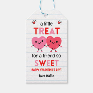 Saint-Valentin en classe Étiquette de camarade de 