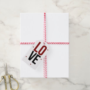 Saint Valentin, étiquettes cadeaux, amour, romanti