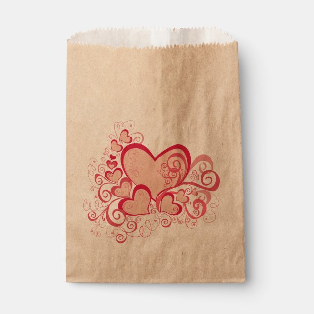 Saint Valentin Favoriser les sacs (Devant)