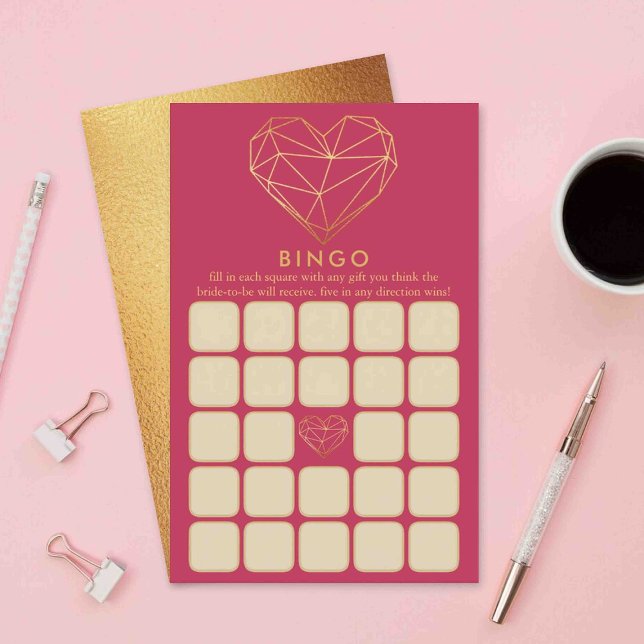 Saint Valentin Fête des mariées Bingo Jeu (Créateur téléchargé)