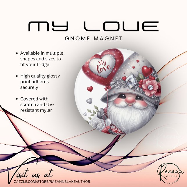 Saint Valentin Gnome Magnet (Créateur téléchargé)