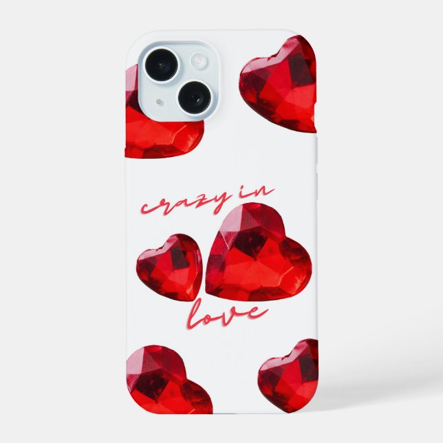 Saint Valentin iPhone 15 Coque (Verso)