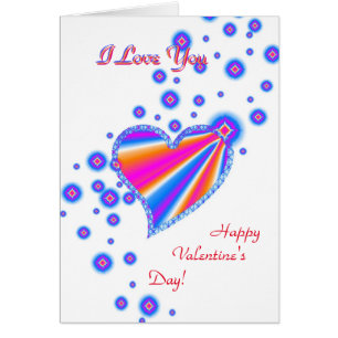 Saint Valentin, Je t'aime, Coeur arc-en-ciel