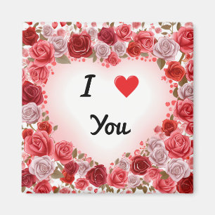 Saint Valentin Je t'aime Magnet