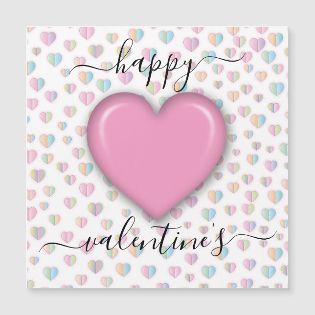 Saint-Valentin minimaliste joyeux (Devant)