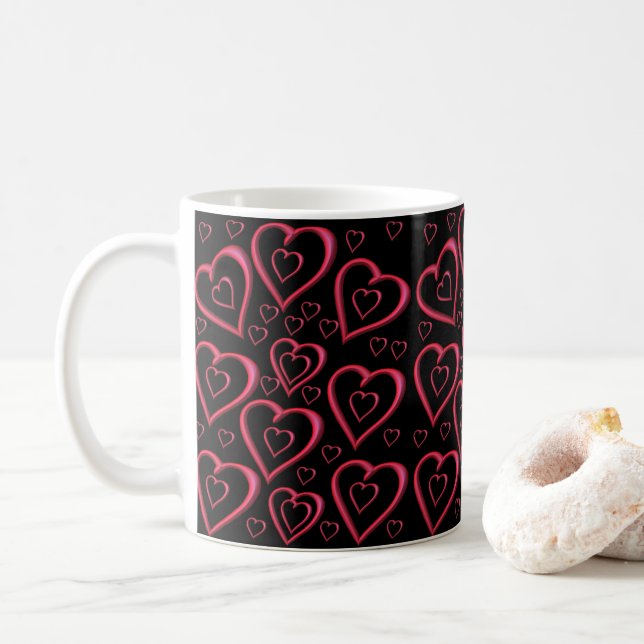 Saint Valentin Mug Mugs (Avec donut)