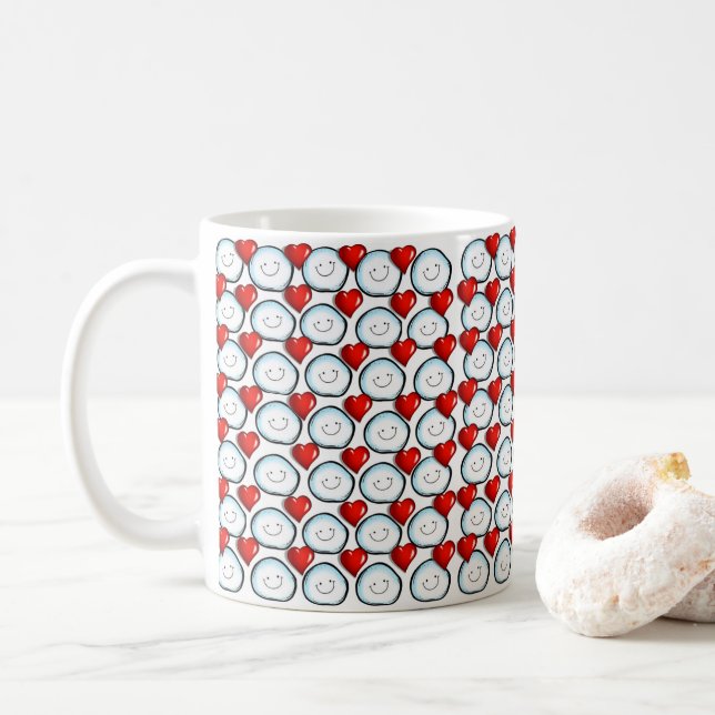Saint Valentin Mug Mugs (Avec donut)