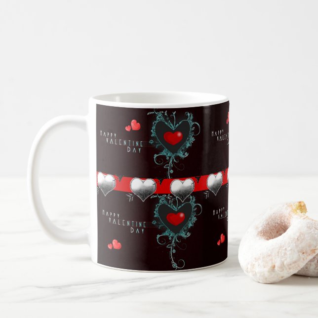 Saint Valentin Mug Mugs (Avec donut)