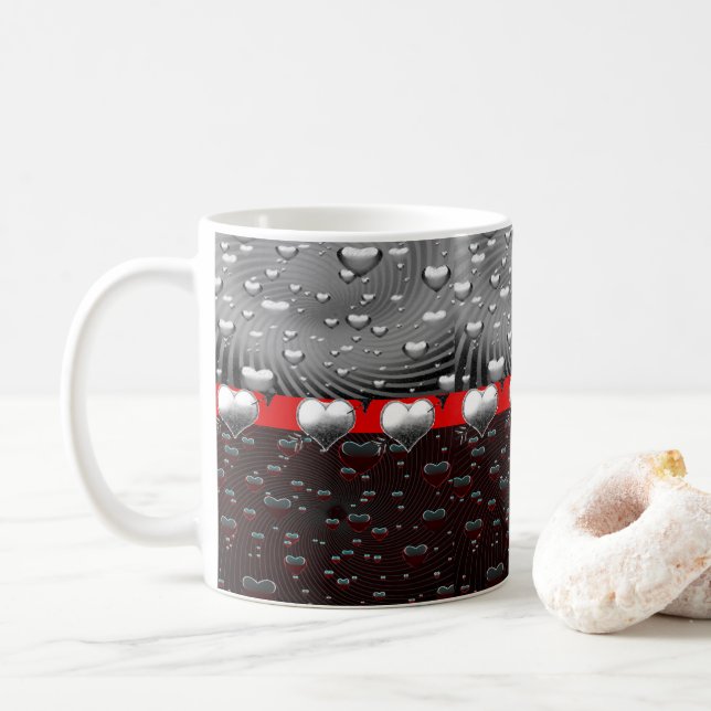 Saint Valentin Mug Mugs (Avec donut)