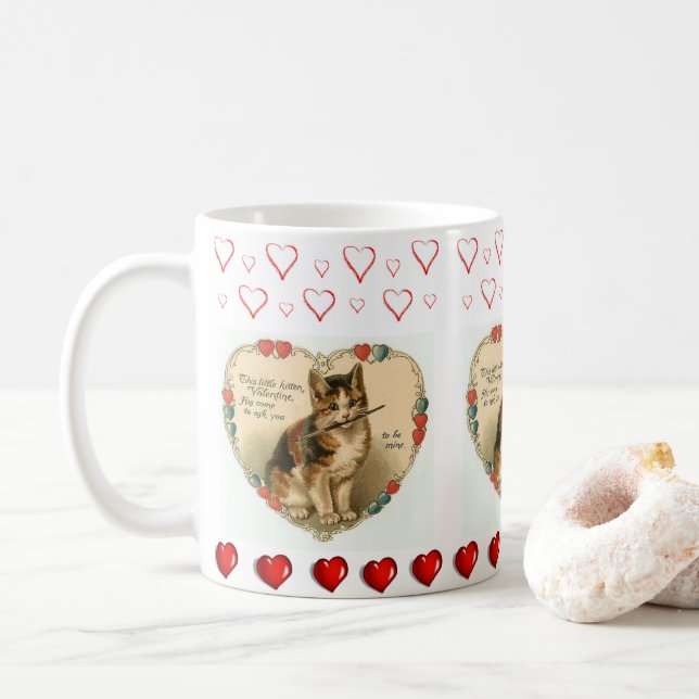 Saint Valentin Mug Mugs (Avec donut)