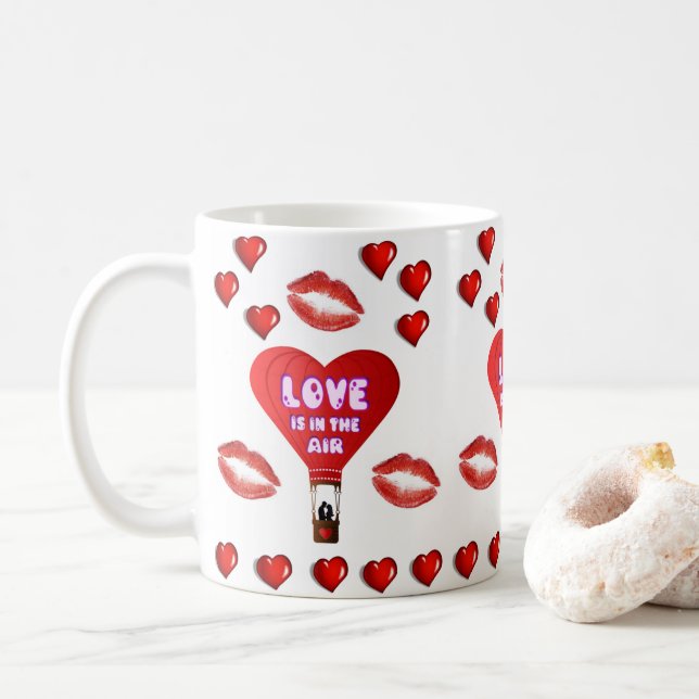 Saint Valentin Mug Mugs (Avec donut)