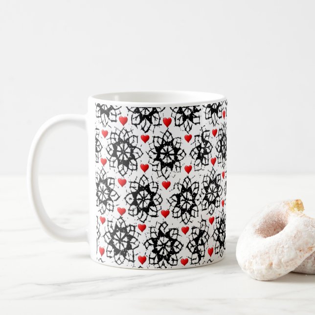Saint Valentin Mug Mugs (Avec donut)