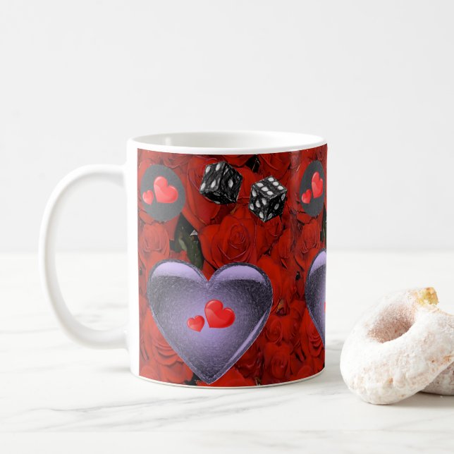 Saint Valentin Mug Mugs (Avec donut)