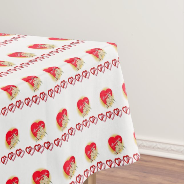 Saint Valentin Nappe Coeur (In Situ)