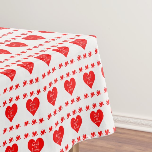 Saint Valentin Nappe Dieu est Amour (In Situ)