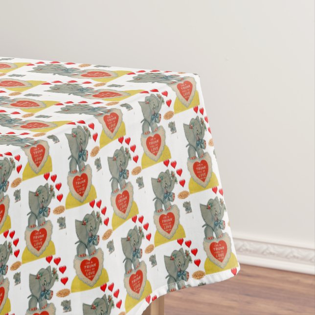 Saint Valentin Nappe Eléphant (In Situ)