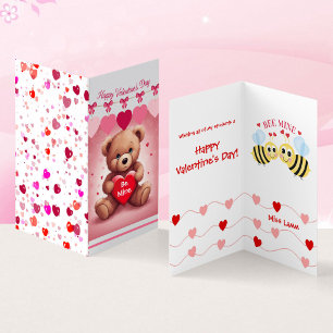 Saint Valentin Personnaliser le texte de l'enseign