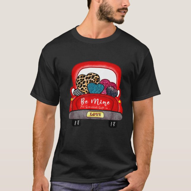 Saint-Valentin T-shirt Camion Rouge (Devant)