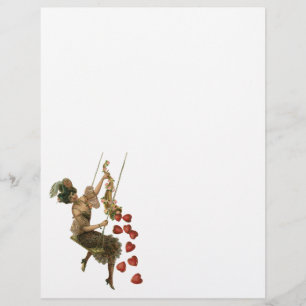 Saint-Valentin vintage, dame victorienne sur une b