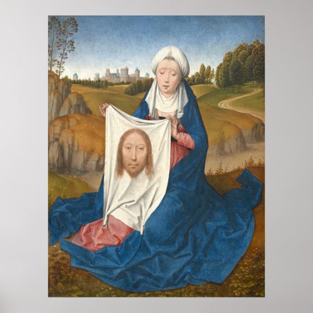 Saint Veronica - Poster d'art de Hans Memling (Devant)
