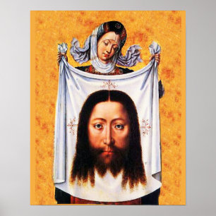 Saint Veronica Veil Suaire Saint Face 01A Poster