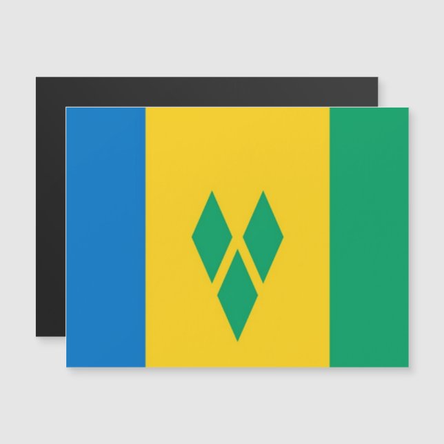 Saint-Vincent-et-les Grenadines - Drapeau - (Devant / Derrière)