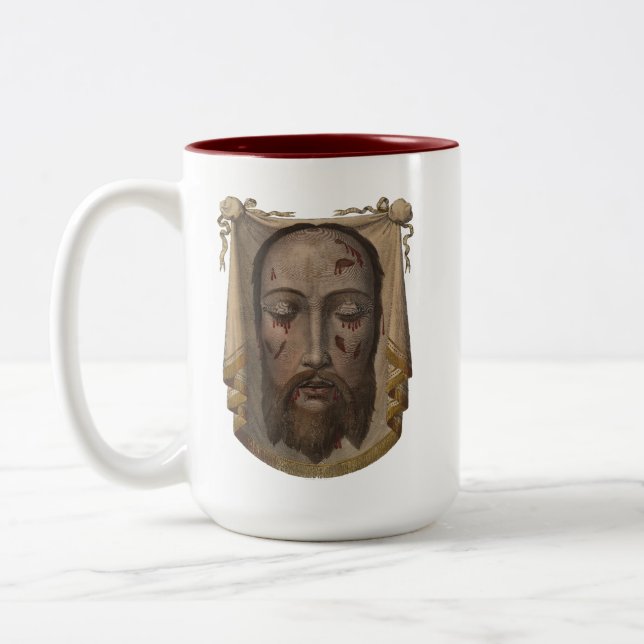 Saint visage de Jésus - Mug Voile de Veronica (Gauche)